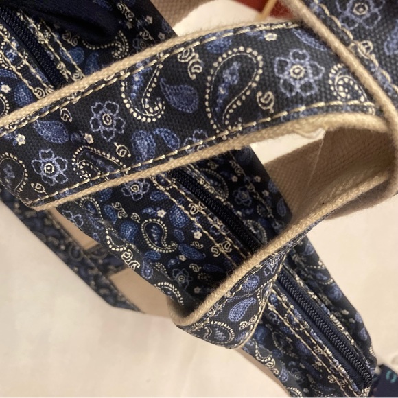 Land's End Super cute Paisley canvas mini tote bag - Picture 9 of 9